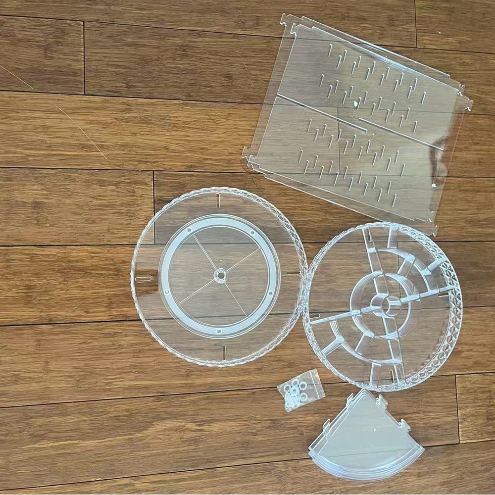 Clear Acrylic Organizer Set